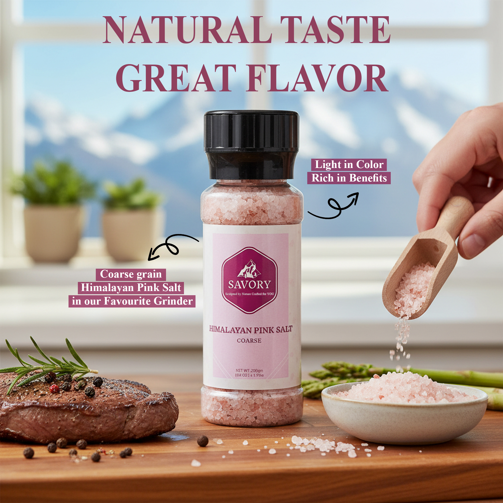 Pink Salt (Grinder 9.8oz ) - Image 5