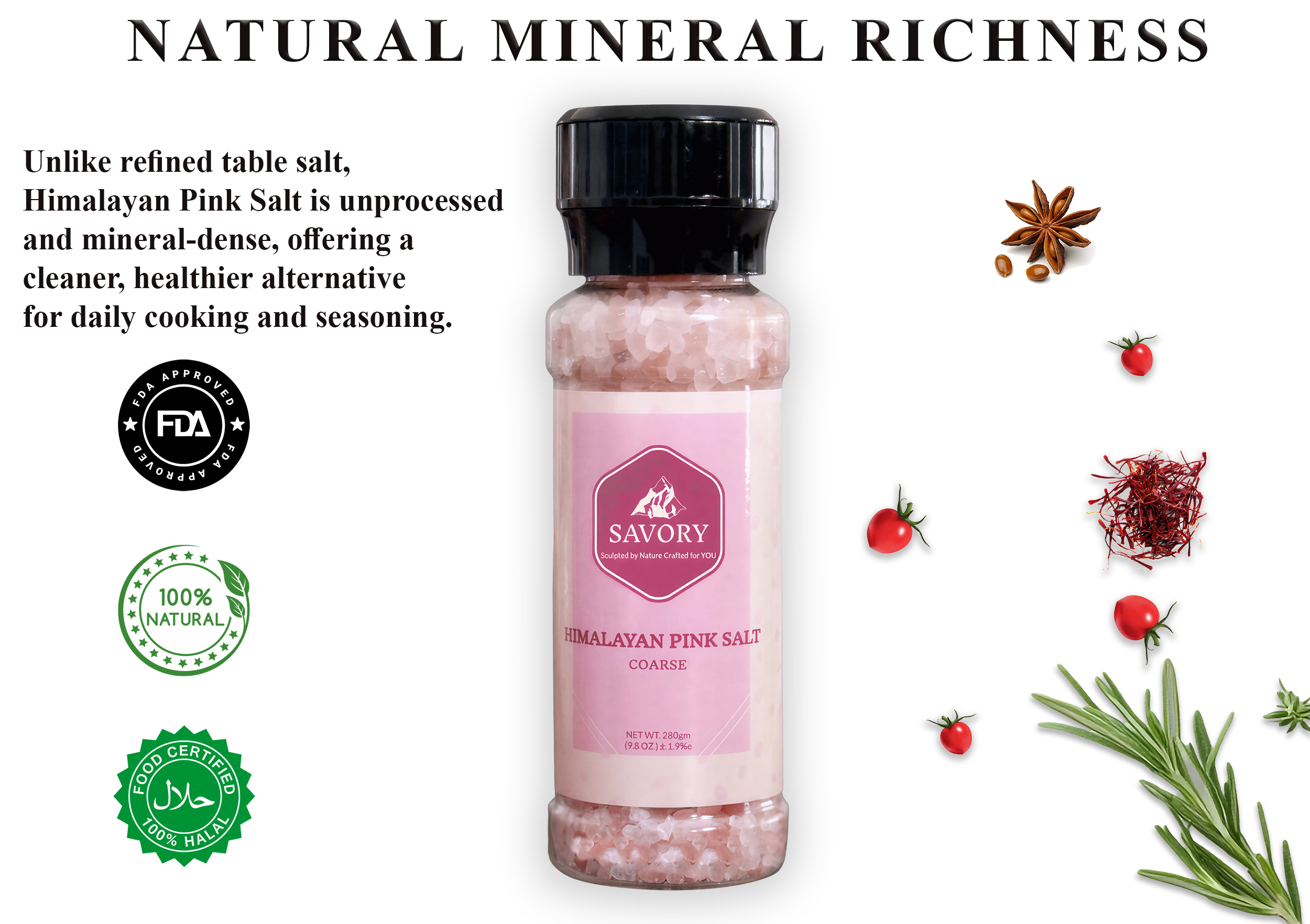 Pink Salt (Grinder 9.8oz ) - Image 6